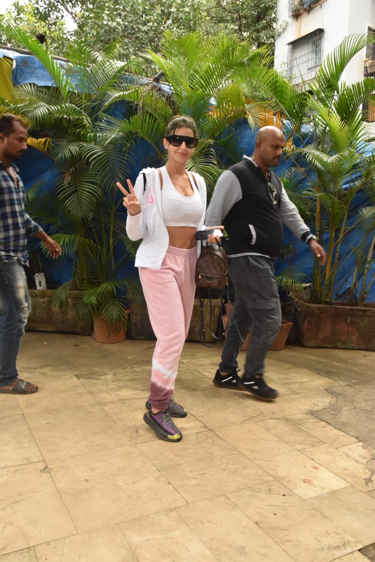 Nora Fatehi was seen in the city